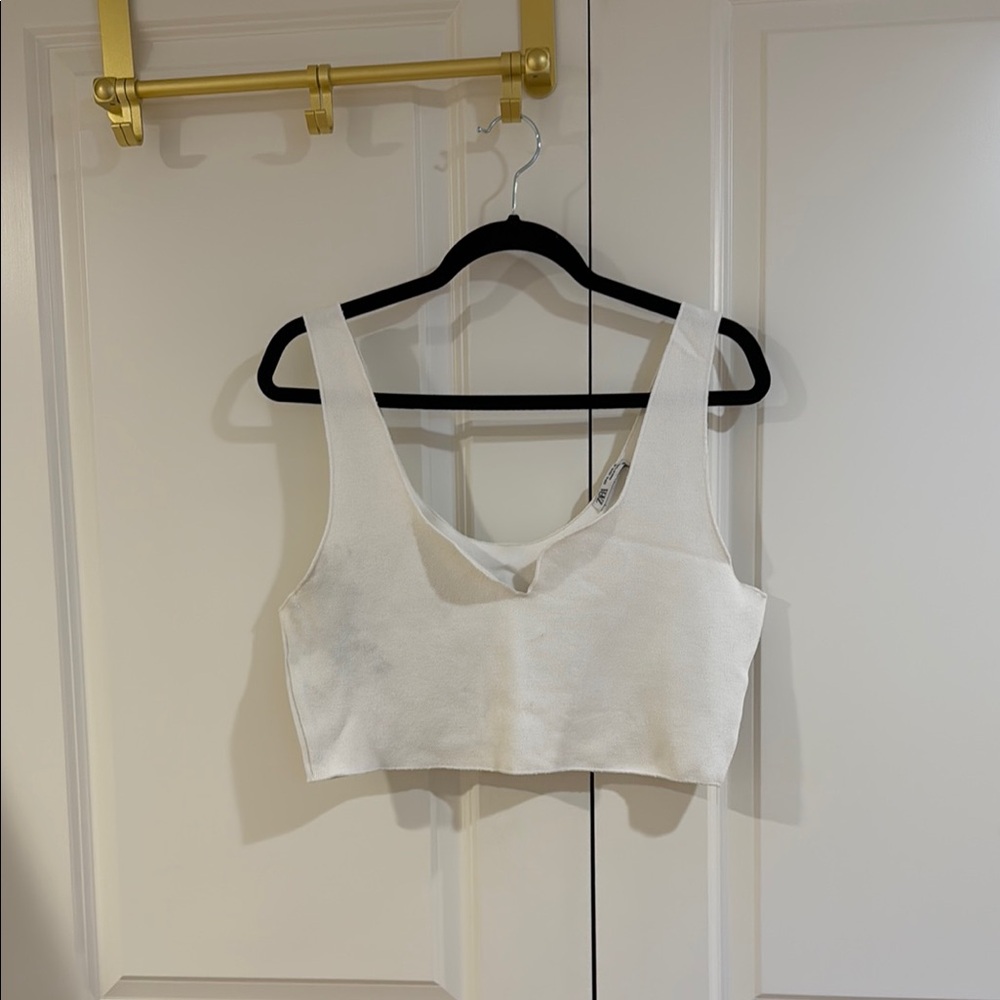 White Sleeveless Women's Top